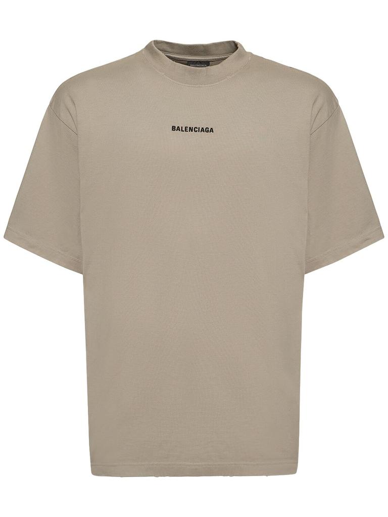 Balenciaga Destroyed Vintage Cotton Jersey T-shirt