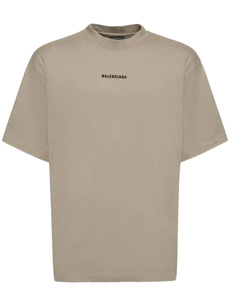Balenciaga Destroyed Vintage Cotton Jersey T-shirt from LUISAVIAROMA