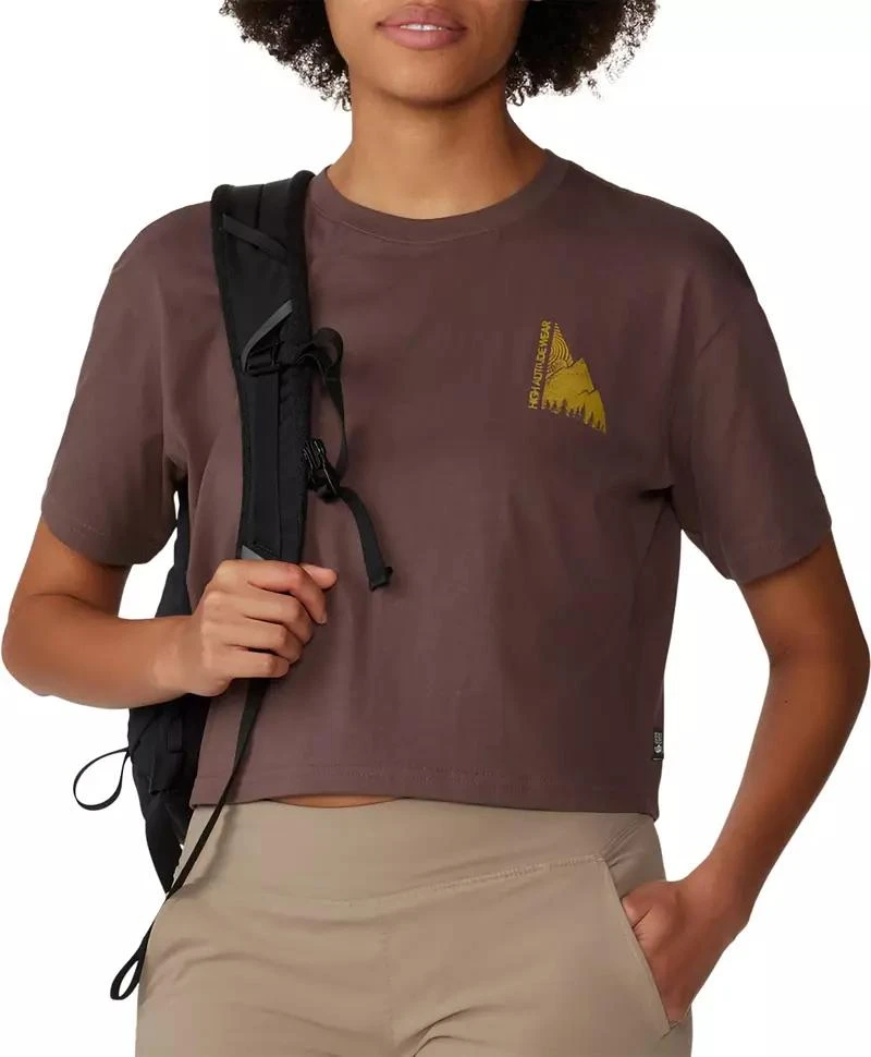 Mountain Hardwear Mountain Hardwear Women's Jagged Peak Boxy Crop Short Sleeve 1