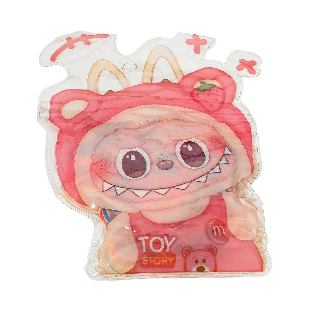 FASHNZFAB 12PCS - Elastic Hairbands in Monster Bunny Character Pouches 6