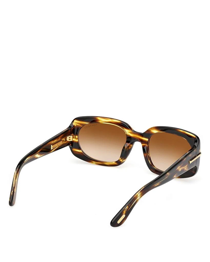 Tom Ford Icon Collection Rectangle Sunglasses, 54mm 5