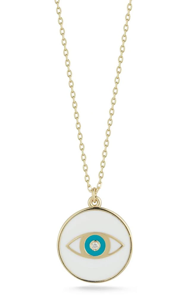 Ember Fine Jewelry 14K Gold & Diamond Evil Eye Necklace 1