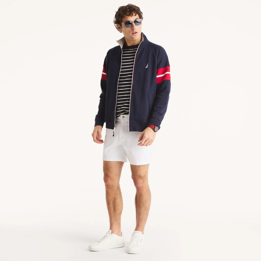 Nautica Mens Colorblock Raglan Sleeve Jacket 3