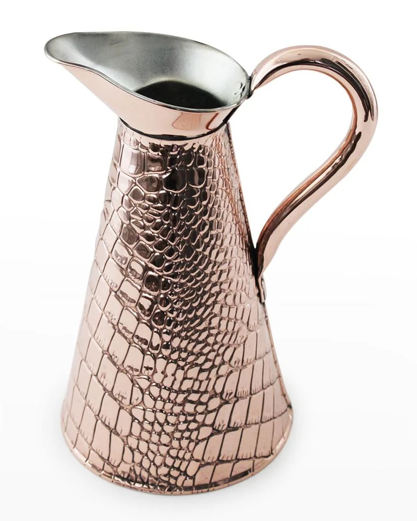 Coppermill Kitchen Antique English JS&S Embossed Pitcher, Late 19th Century 1