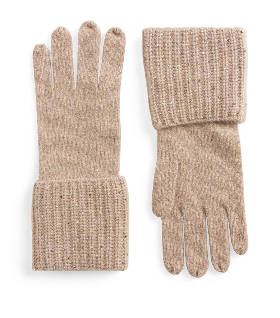 William Sharp Crystal-Embellished Maeve Gloves