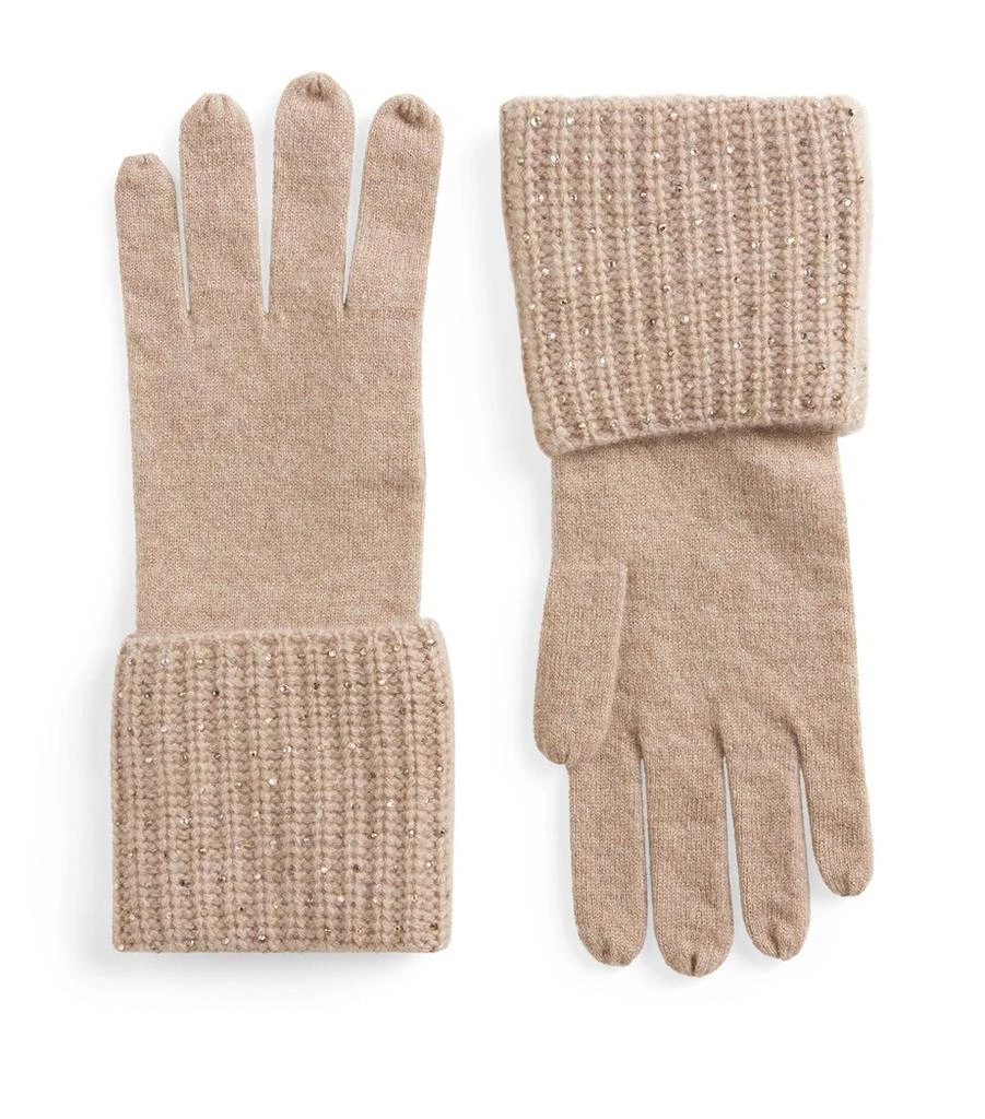 William Sharp Crystal-Embellished Maeve Gloves 1