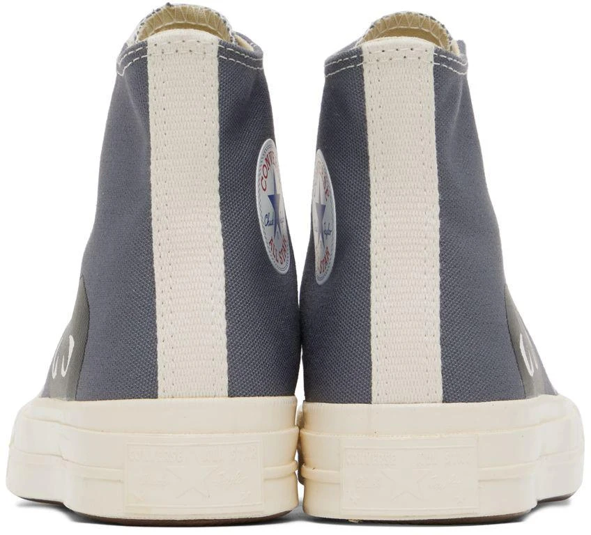 Comme des Garcons Gray Converse Edition Half Heart Chuck 70 Sneakers 2