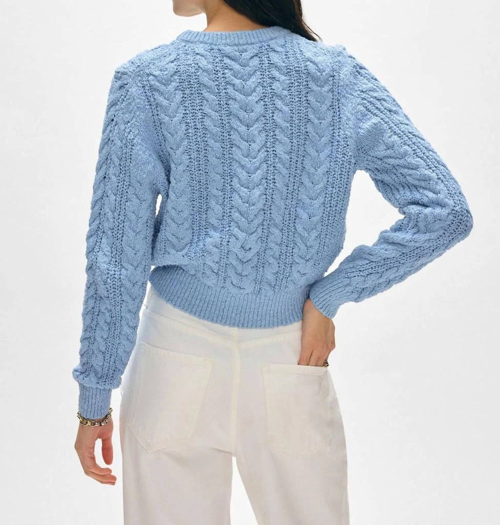 White + Warren White + Warren - Cotton Slub Cable Crew 3