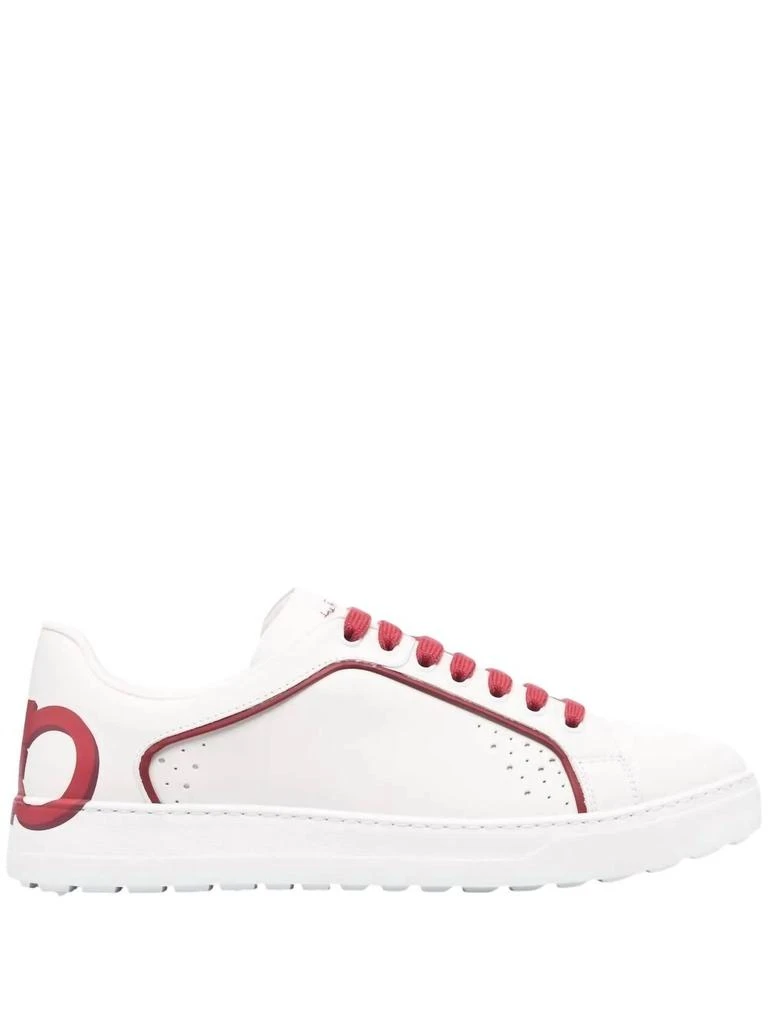 Salvatore Ferragamo Salvatore Ferragamo - Women
s Manhattan Gancini-print Sneakers 1