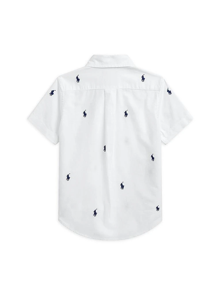 Ralph Lauren Little Boy's &amp; Boy's Logo Embroidered Oxford Short-Sleeve Shirt 3