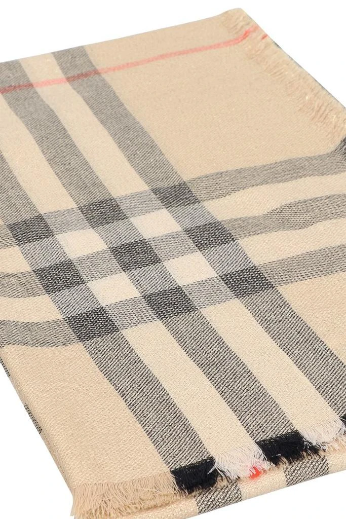 Burberry Burberry Wool And Silk Scarf 2