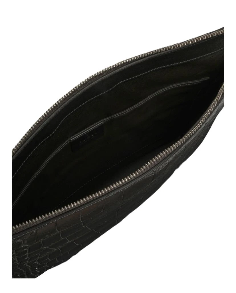 Gucci Small Crocodile Leather Envelope Pouch 6