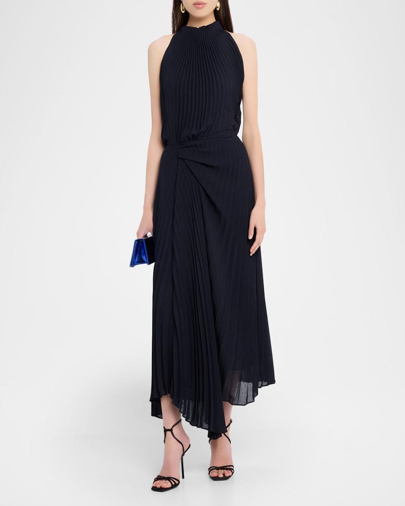 A.L.C. Simona Pleated Midi Dress