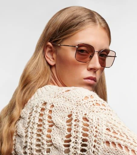 Brunello Cucinelli Timeless Reflections square sunglasses 3