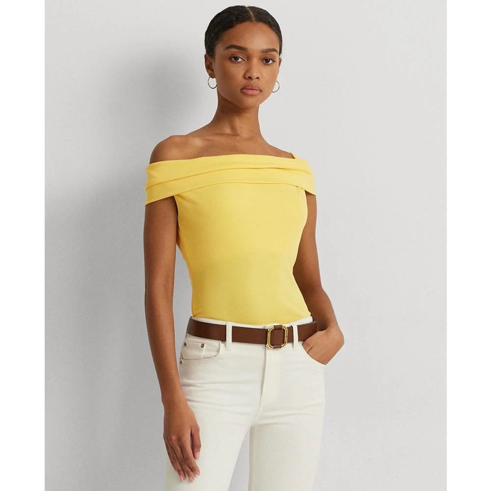 Ralph Lauren Women's Twisted Off-The-Shoulder Top 1