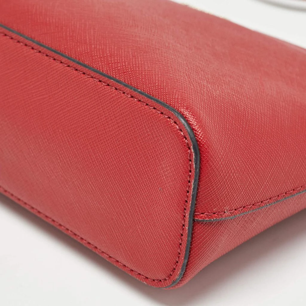 DKNY DKNY Red Leather Bryant Dome Crossbody Bag 11