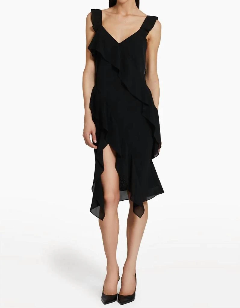 Amanda Uprichard Cantara Dress In Black 1