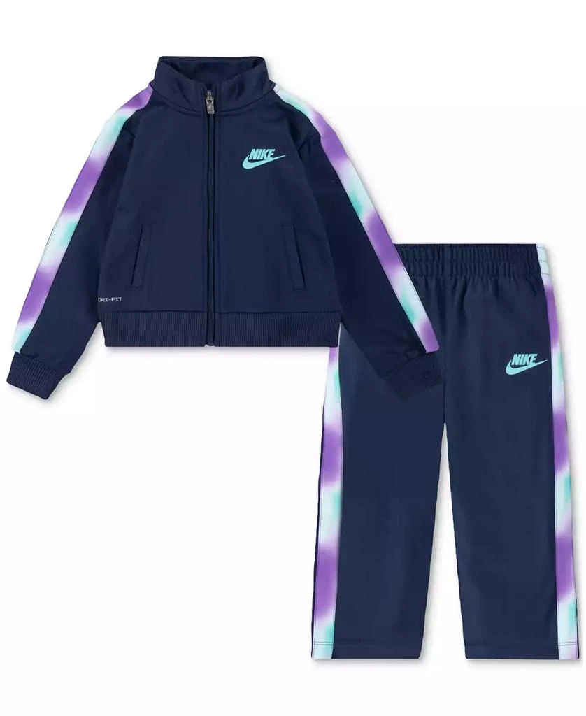 NIKE Toddler Girls Solarized Piqué-Knit Jacket & Pants, 2 Piece Set 1
