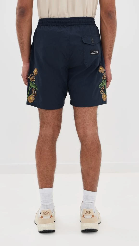 Universal Works Universal Works X Flower Mountain Beach Shorts 7.5" 2
