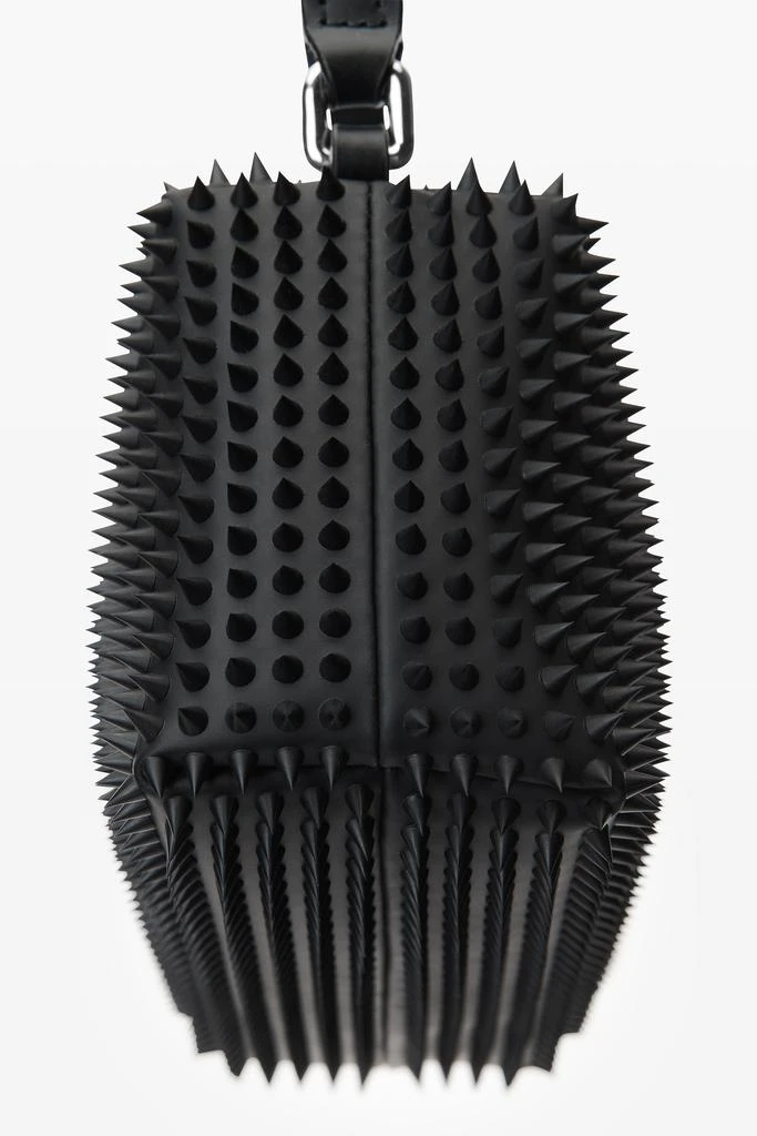 Alexander Wang heiress pouch in rubberized spikes 6