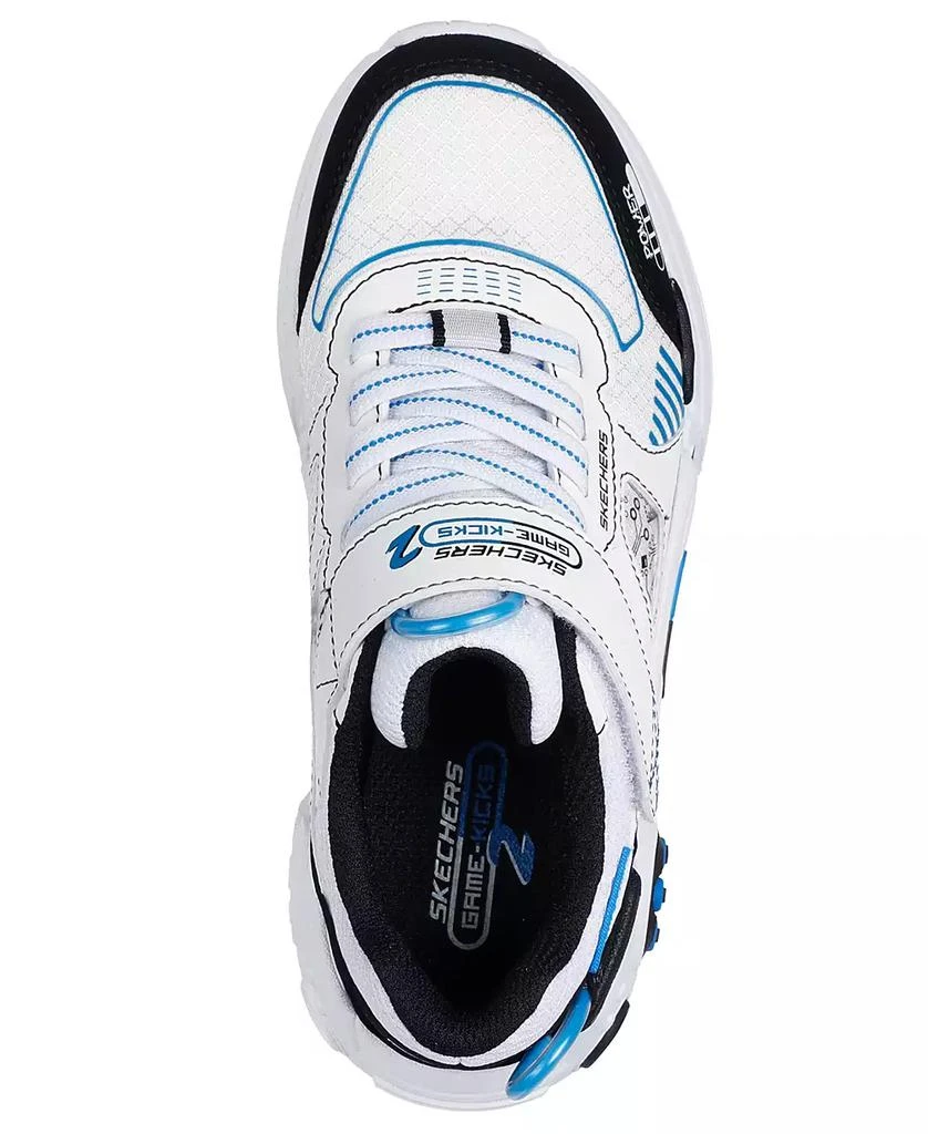 SKECHERS Little Boys Game Kicks: Gametronix 2.0 Fastening Strap Casual Sneakers from Finish Line 5
