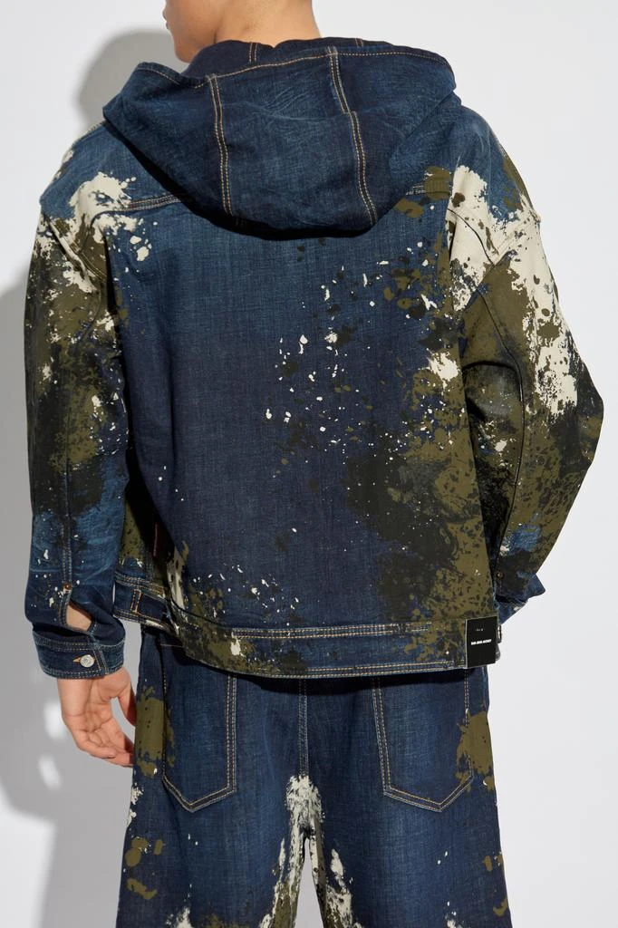 Dsquared2 Denim jacket with hood 4