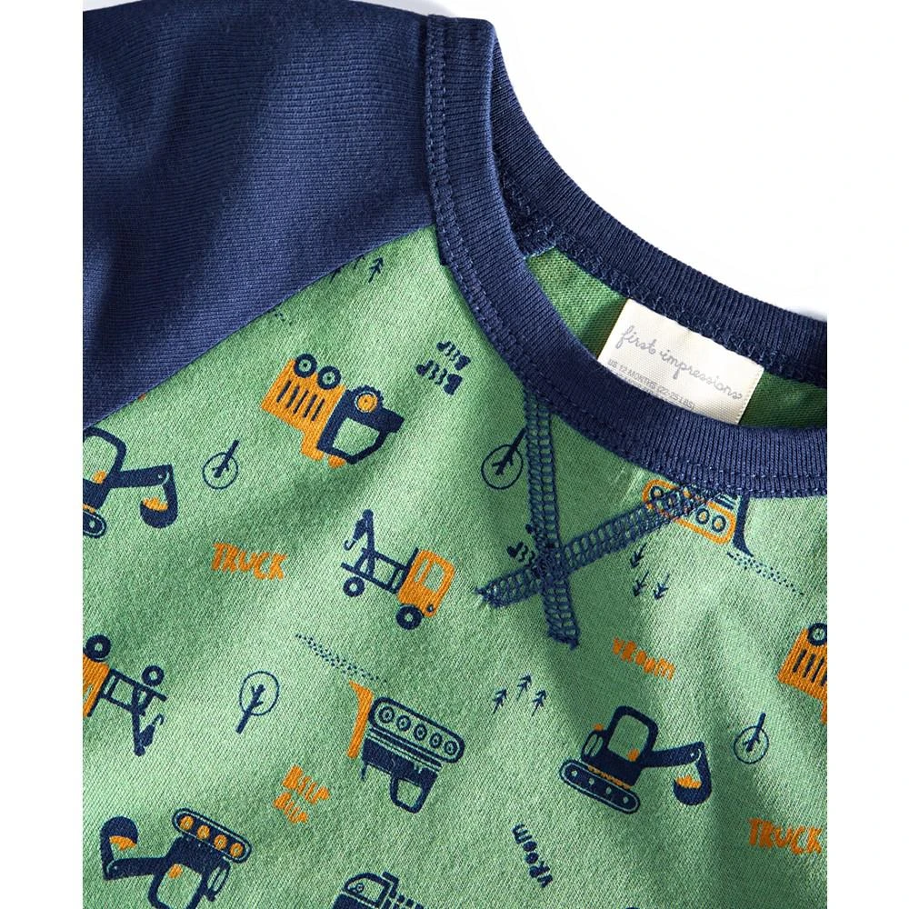 First Impressions Baby Boys Working Hard Cotton Sunsuit, Created for Macy's 3