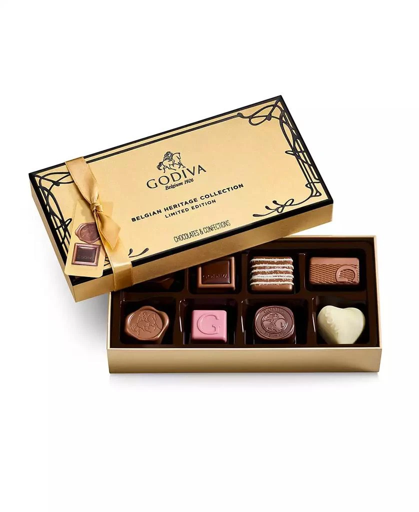 Godiva Belgian Heritage Collection Limited Edition Chocolate Gift Box, 8 Piece 3