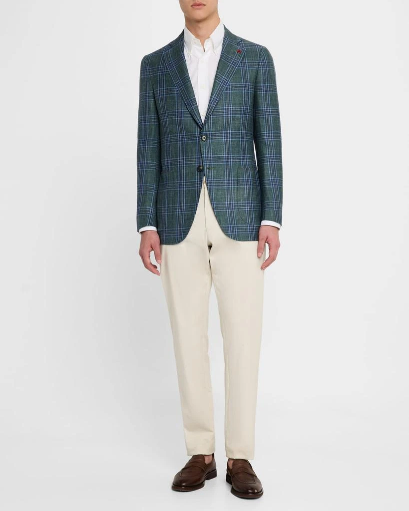 Isaia Men's Plaid Sport Coat 2