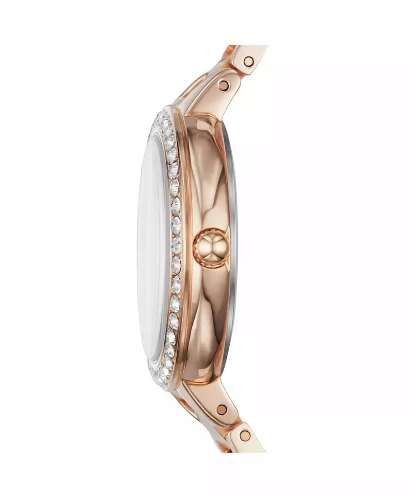 Fossil Women's Karli Three Hand Rose Gold Stainless Steel Watch 34mm 2