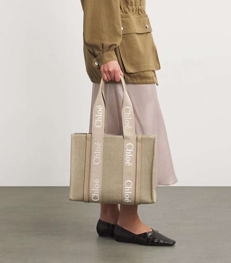 Chloé Medium Woody Tote Bag 5