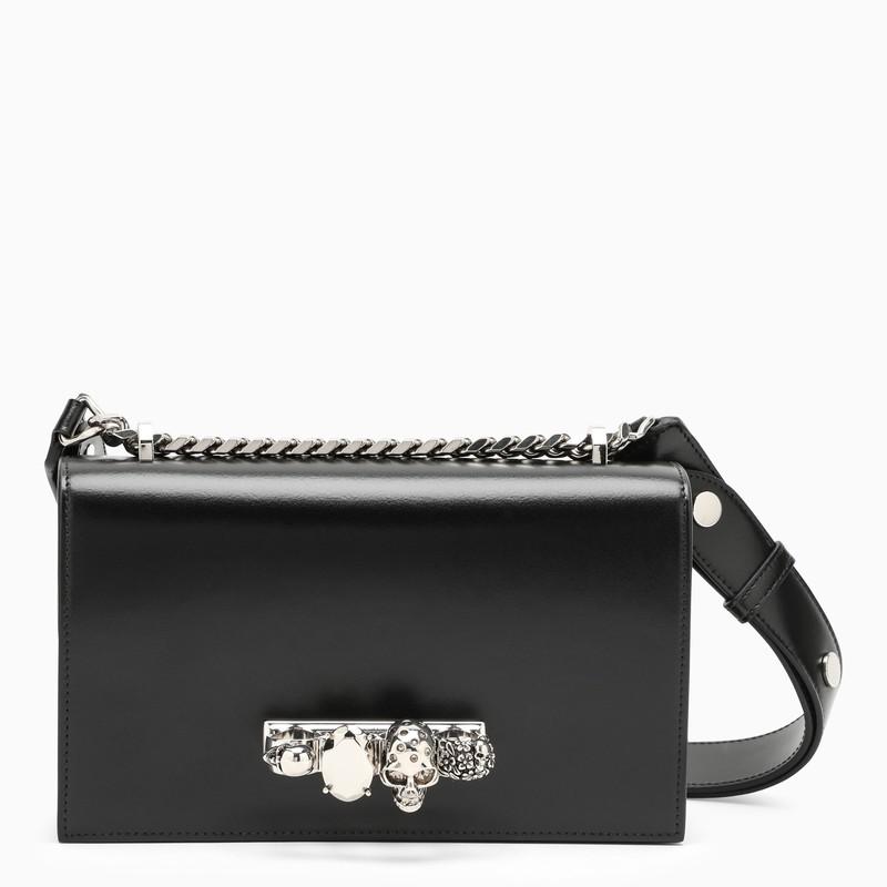 Alexander McQueen Jewelled Satchel shoulder bag black