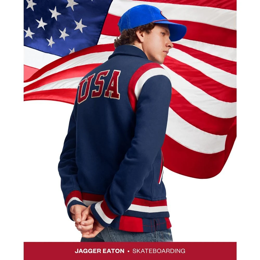 Ralph Lauren Unisex Team USA Fleece Baseball Jacket 3