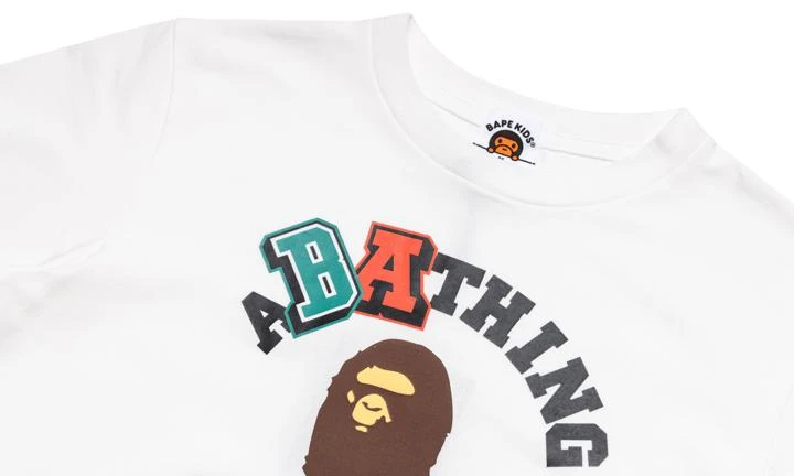 Bape Bape Multi Font College Tee K 3