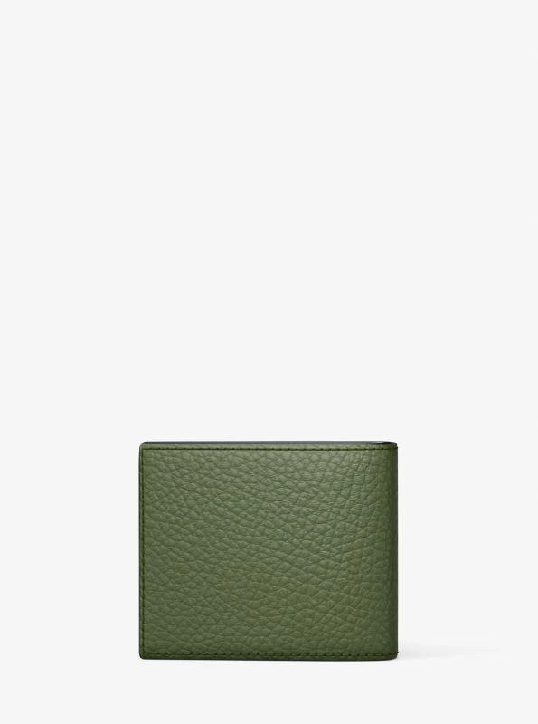 Michael Kors Hudson Pebbled Leather Billfold Wallet 3