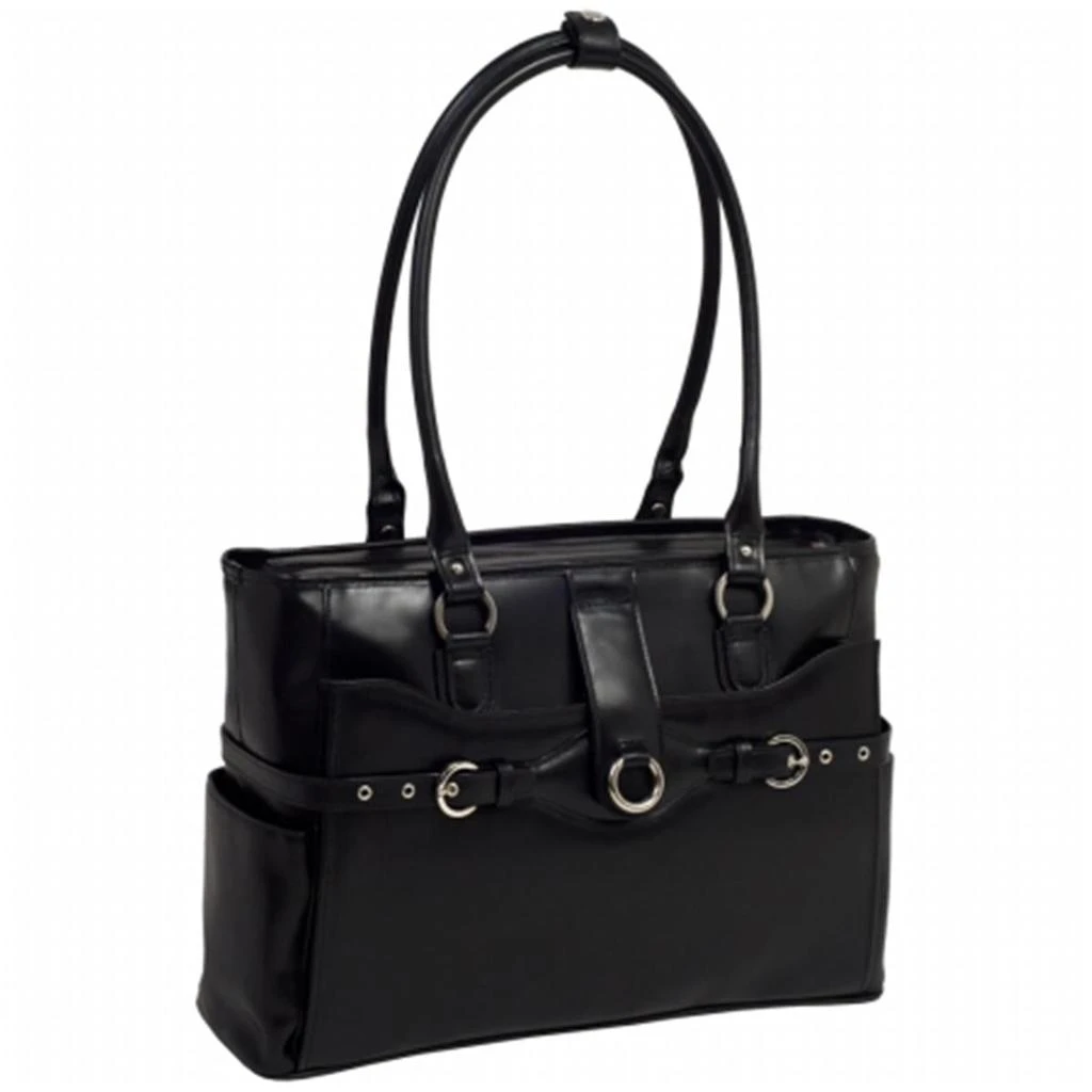 McKleinUSA McKlein 96565 Willow Springs 96565- Black Leather Ladies Briefcase
