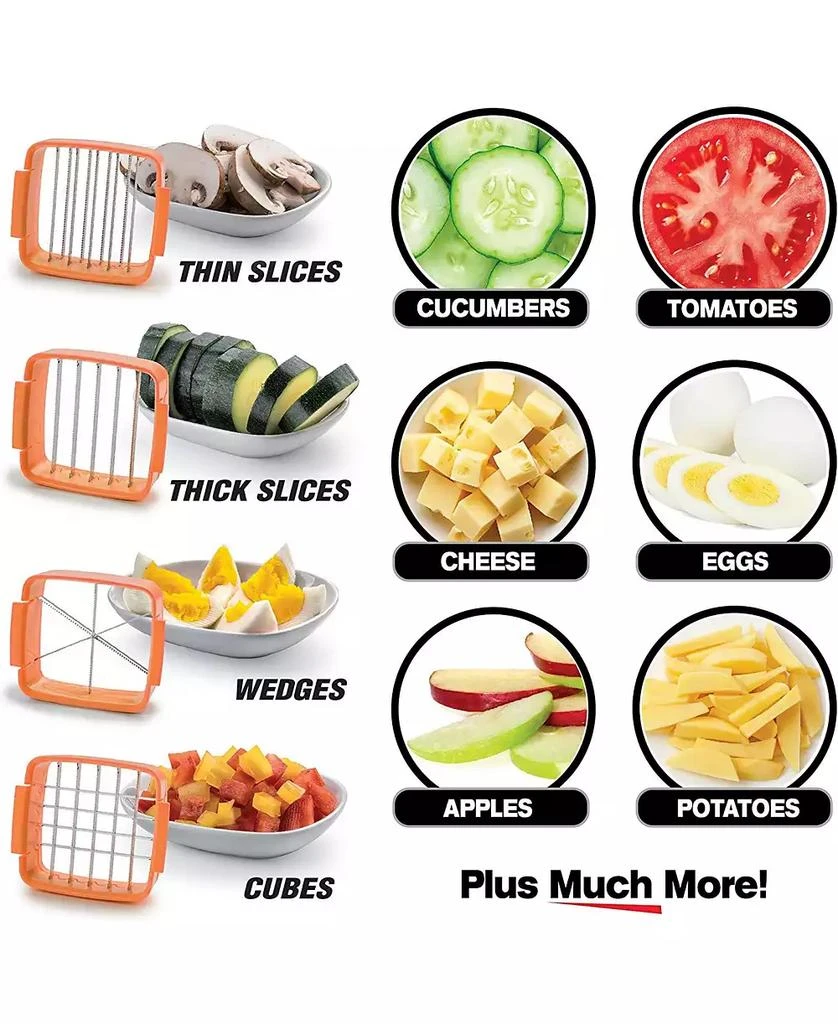 Nutri Chopper 5-in-1 Compact Portable Handheld Kitchen Slicer with Storage Container 2