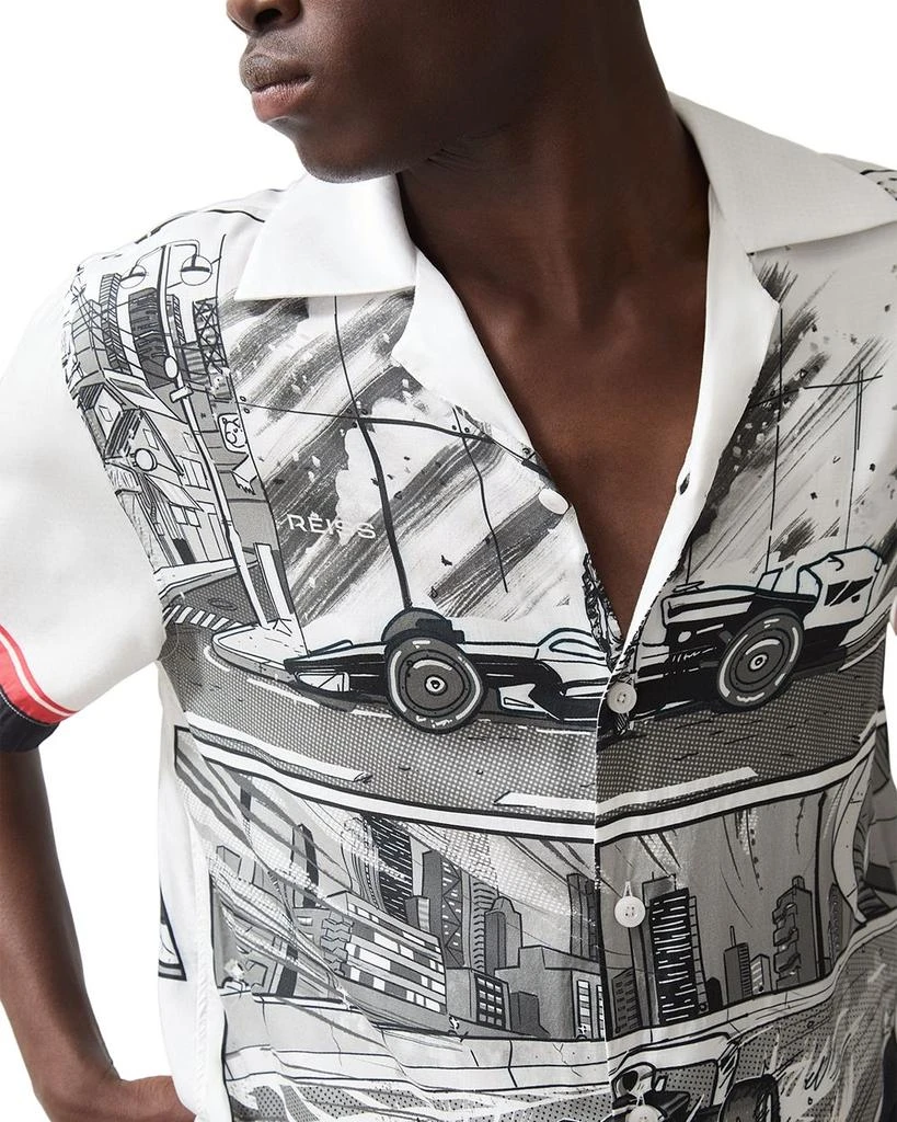 REISS Comic Graphic Camp Shirt 4