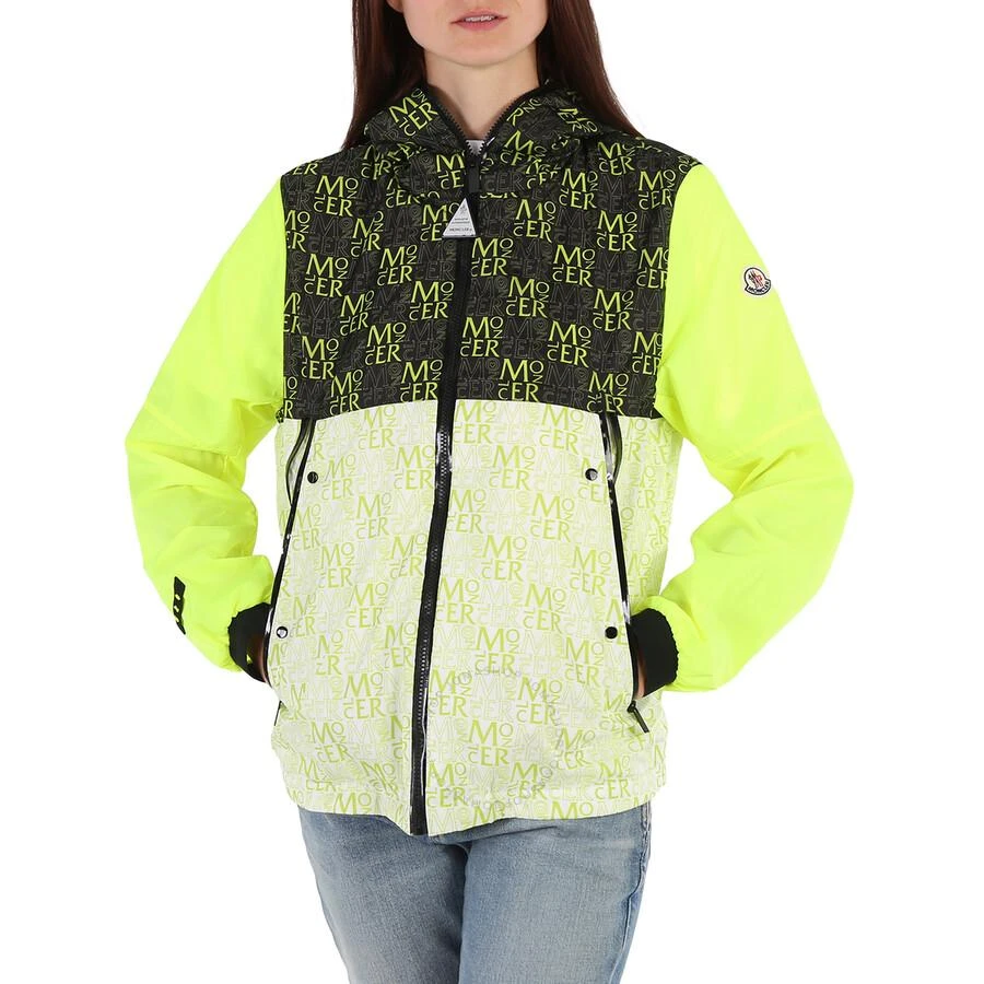 Moncler Ladies Open Yellow Taanlo Hooded Windbreak Jacket 1