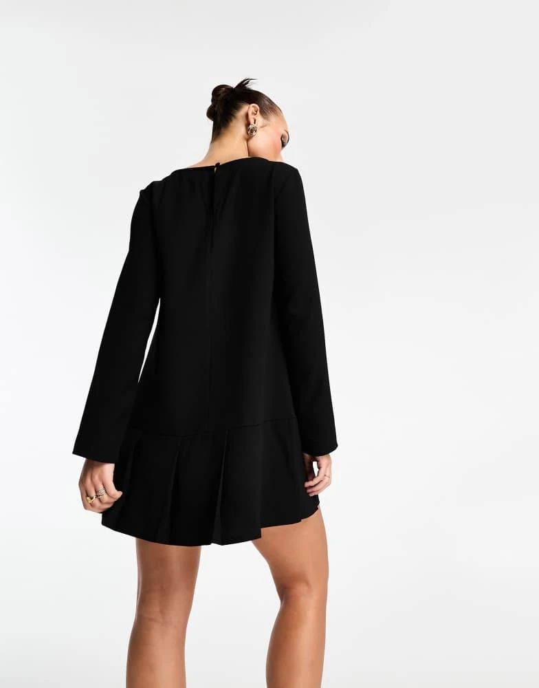 red puff sleeve mini dress Luciana Red Puff Sleeve Seashell Detail Mini Dress  Get That Trend