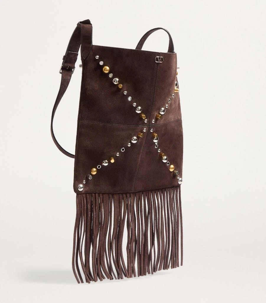 Valentino Suede Nellcote Cross-Body Bag 3