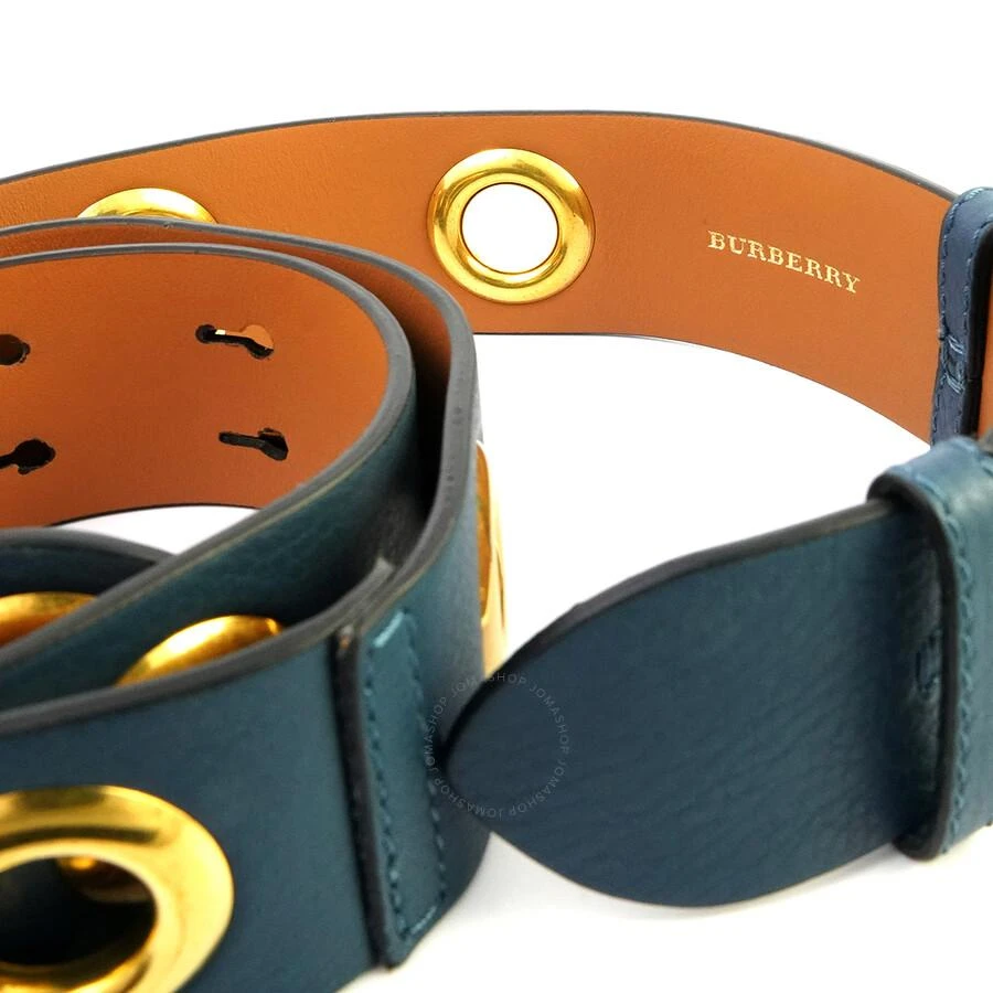 Burberry Ladies Dark Mineral Blue Leather Bag Strap 3
