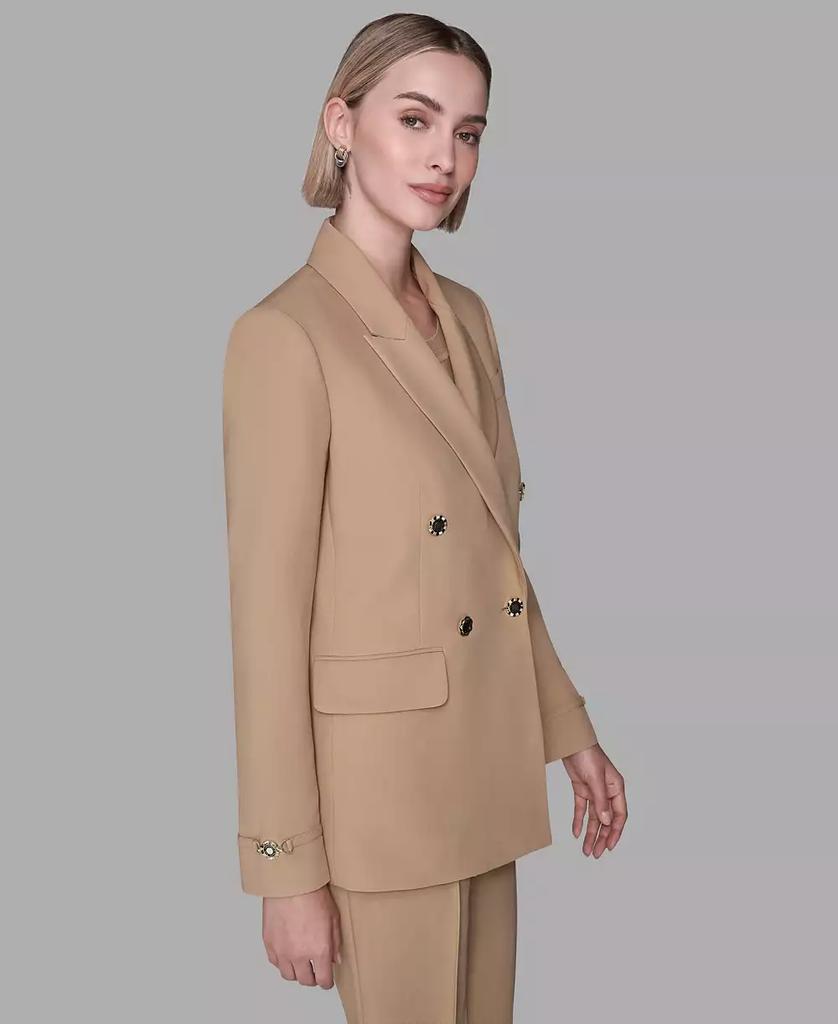 Karl Lagerfeld Paris Women's Long-Sleeve Double Breasted Blazer