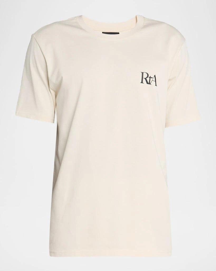 RTA Men
s Liam Typography Oversized T-Shirt 1