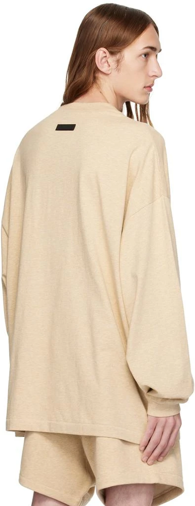 Fear of God ESSENTIALS Beige Crewneck Long Sleeve T-Shirt 3