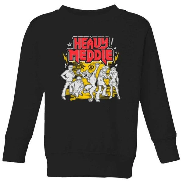 Shop Scooby Doo Heavy Meddle Kids' Sweatshirt Black on Sale at