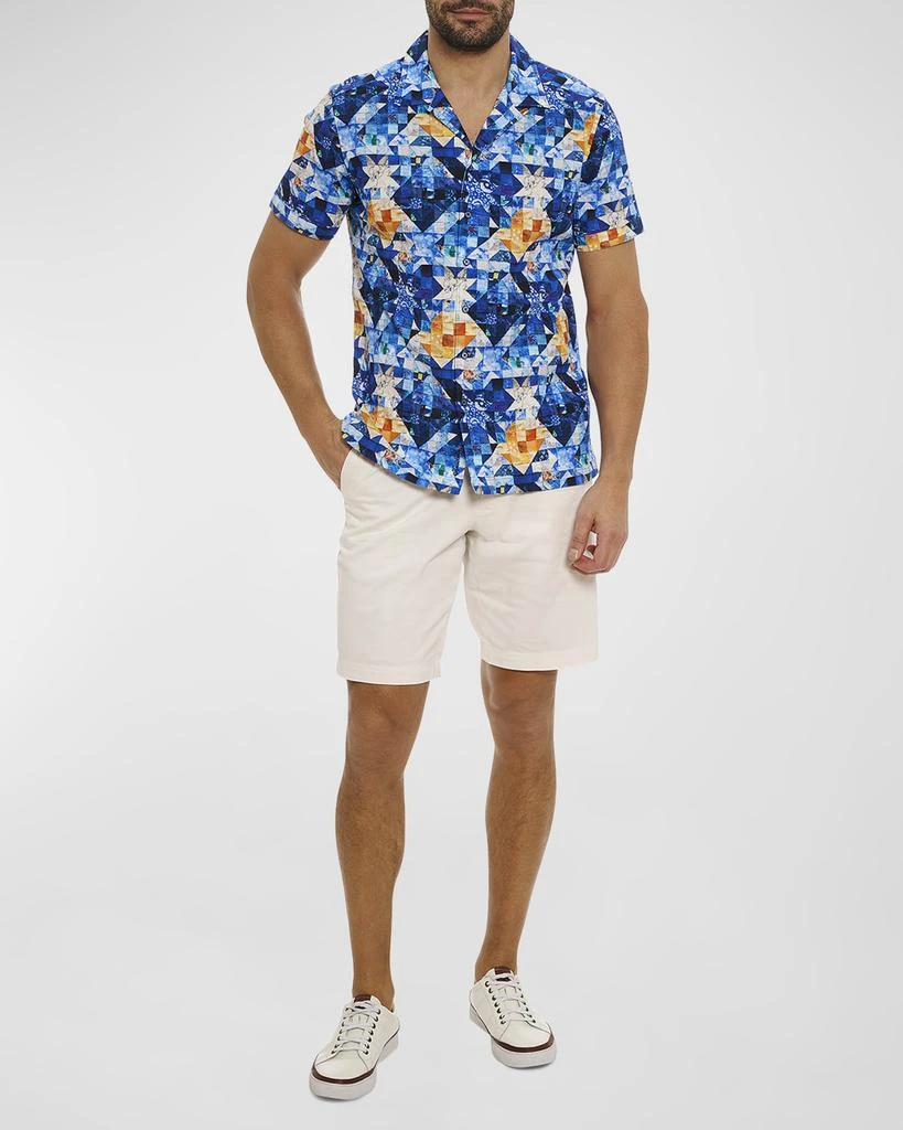 Robert Graham Men's Sashiko Short-Sleeve Shirt 2