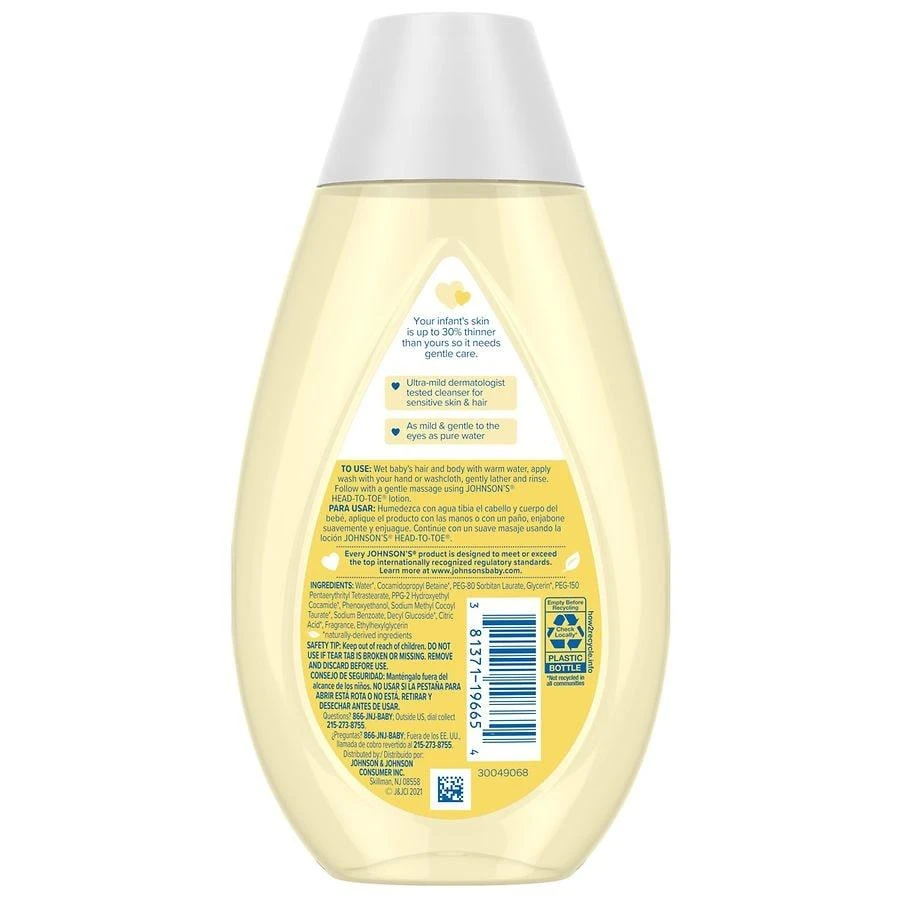 Johnson's Baby Head-To-Toe Tearless Gentle Baby Wash & Shampoo 3