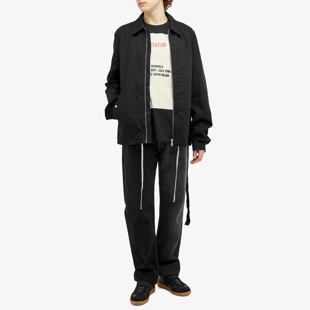 MM6 MM6 Maison Margiela Show Invitation Logo T-Shirt 4