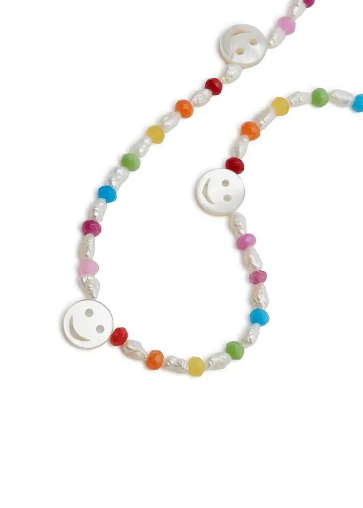 Roxanne First Disco pearl and beaded necklace  4
